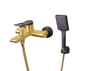 Смеситель для ванны и душа Element EL03GB золотой черный