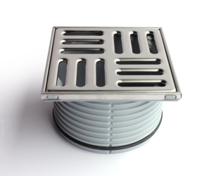 Решетка для трапа 56022 нержаейка, хром