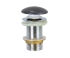 1003G Донный клапан без перелива керамический, серый матовый (керамическая крышка)
